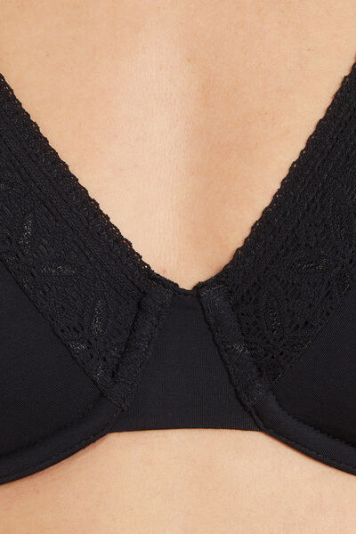 ALBA SOUTIEN-GORGE FOULARD NOIR