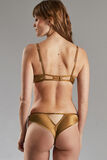 CHEYENNE TANGA TULLE BRODE BRONZE