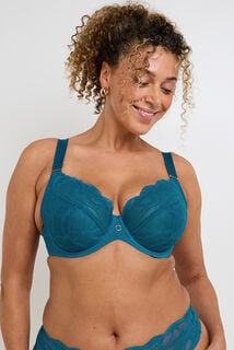 DEBORAH SOUTIEN-GORGE EMBOITANT GRANDE TAILLE DENT TURQUOISE