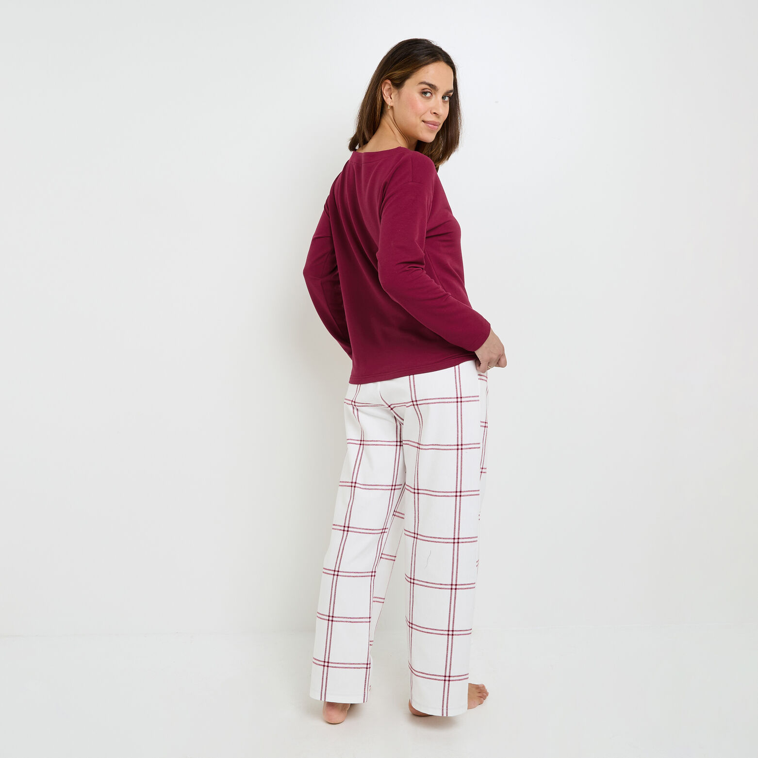 HOYA PYJAMA 2 PIECES BORDEAUX