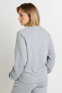 FELY SWEAT MANCHES LONGUES  GRIS CLAIR