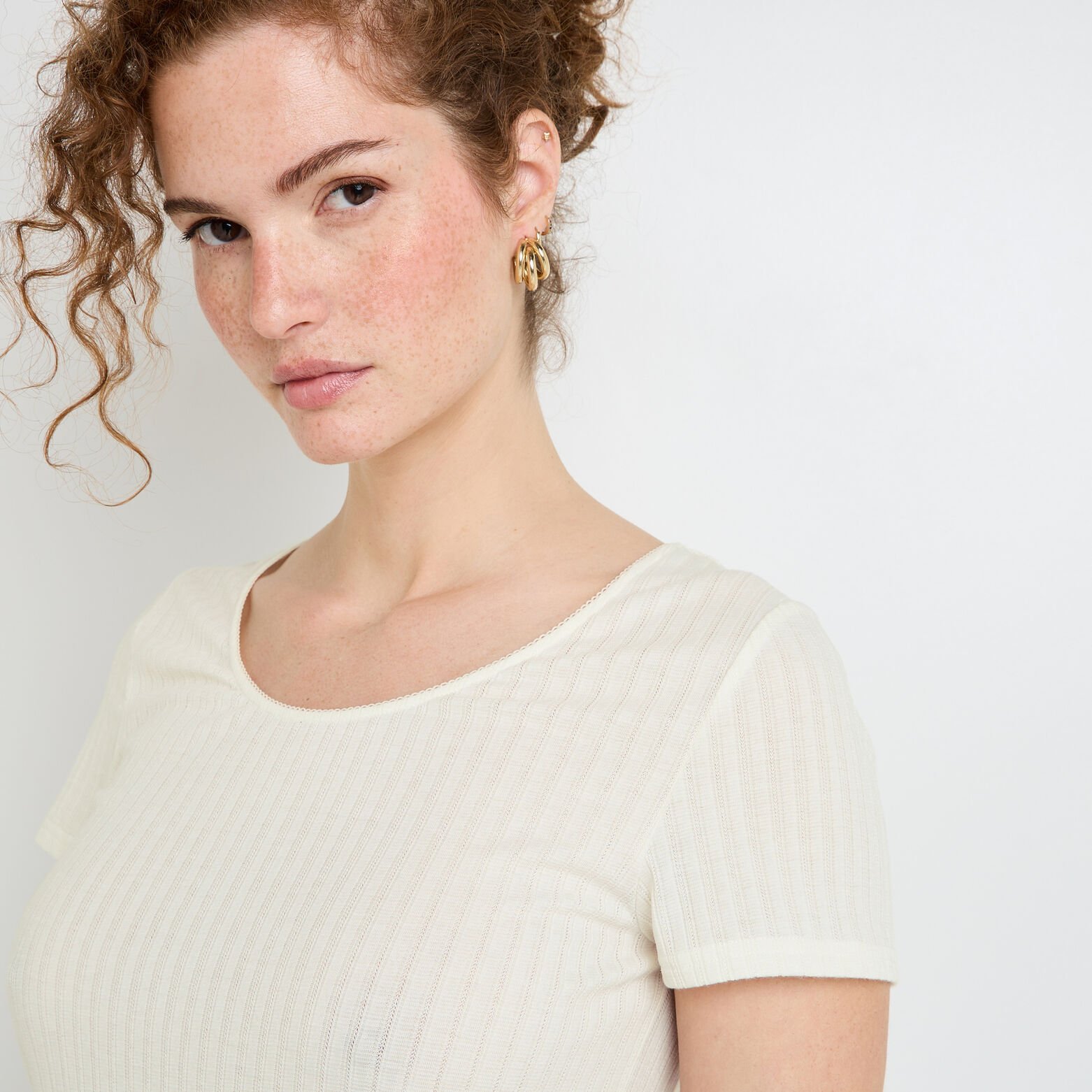 HABY Tee-shirt manches courtes BEIGE