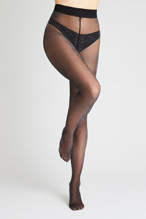 COOL COLLANT FANTAISIE 20 DENIERS NOIR