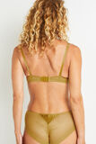 AZUR SOUTIEN-GORGE BALCONNET TULLE BRODE JAUNE