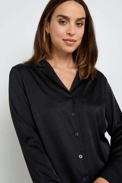 CHEMISE MANCHES LONGUES NOIR