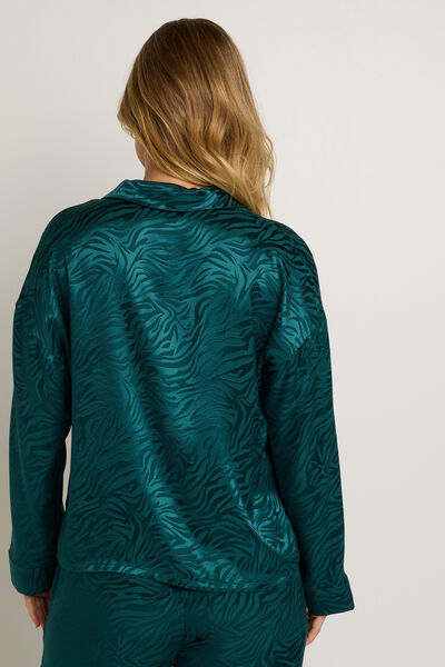 FRIMOUSSE CHEMISE MANCHES LONGUES VERT FONCE