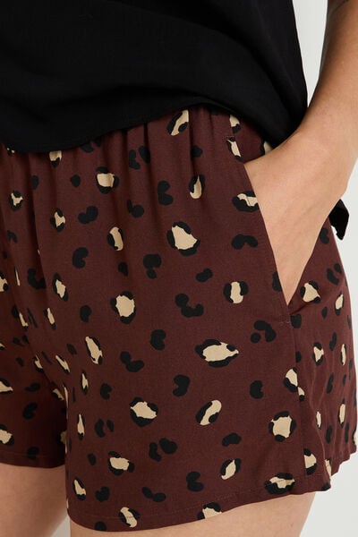 SHORT MULTICO MARRON