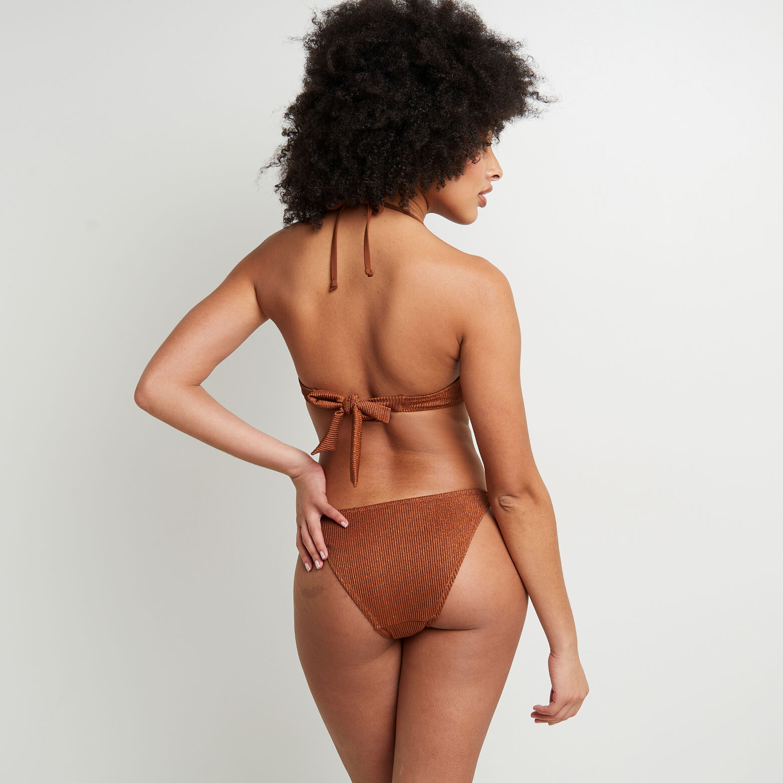 MAGMA MAILLOT DE BAIN SLIP MINI MARRON
