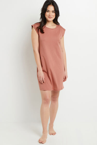 NUISETTE MANCHES COURTES COTONi ROSE