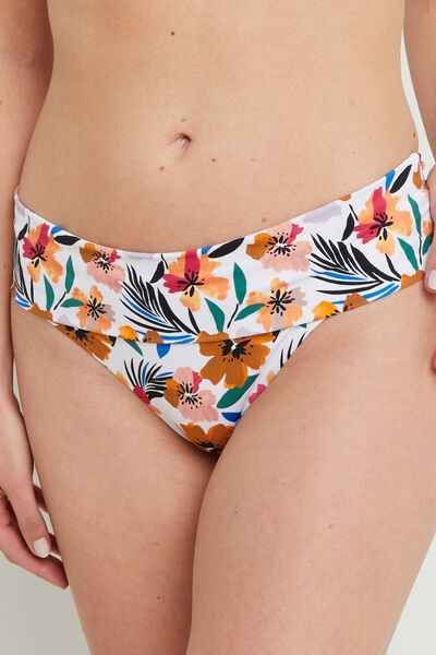 MAILLOT DE BAIN SLIP MAXI ECRU