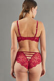 APOLLON SHORTY DENTELLE BORDEAUX