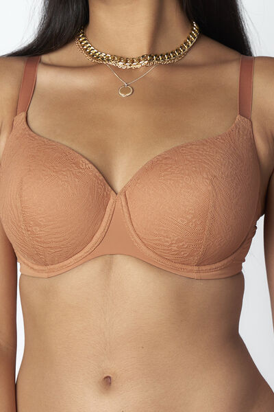 Soutien-gorge coques armatures CARAMEL