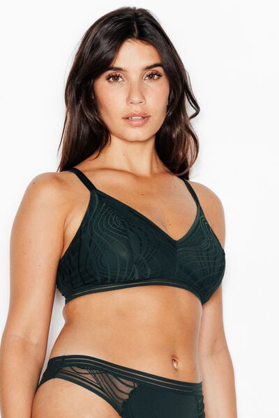 JOVANA SOUTIEN-GORGE SANS ARMATURES VERT FONCE