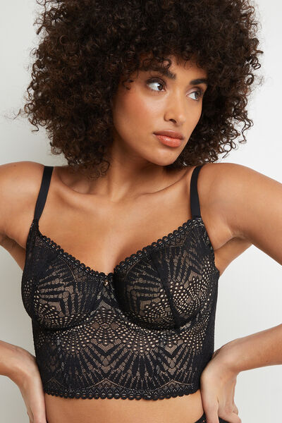 BEVERLY SOUTIEN-GORGE CORBEILLE BUSTIER NOIR