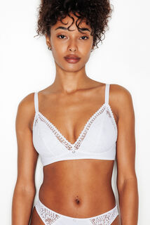 ISABELLE SOUTIEN-GORGE SANS ARMATURES BLANC