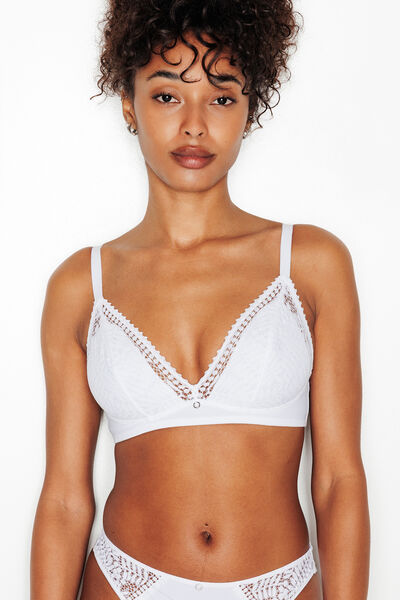 SOUTIEN-GORGE SANS ARMATURES BLANC