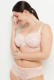 DENTELLE SOUTIEN-GORGE GRANDS BONNETS POUDRE
