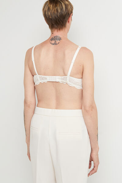 DENTELLE SOUTIEN-GORGE FOULARD POST-OP ECRU