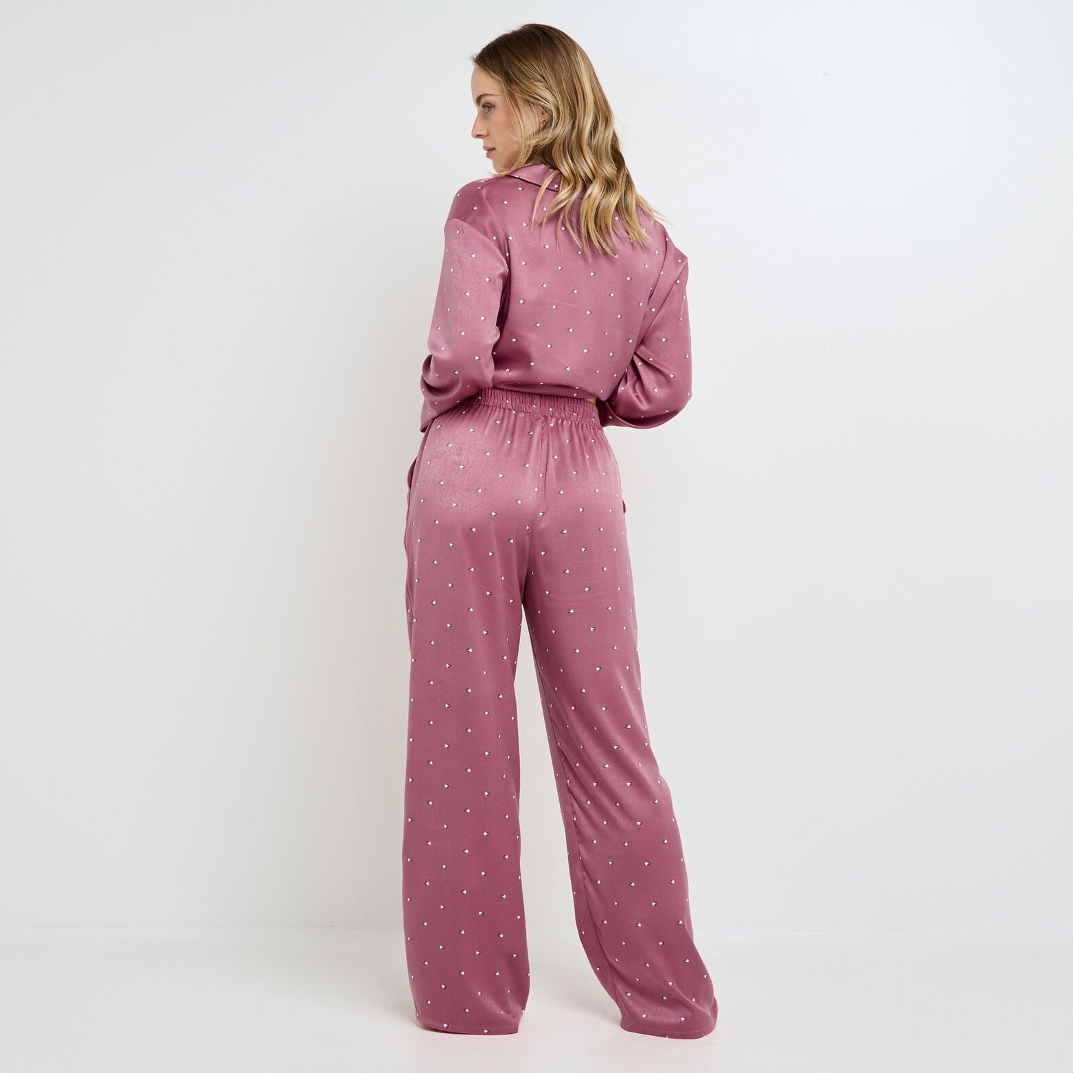 GRAMMY PANTALON DE PYJAMA MULTICO ROSE