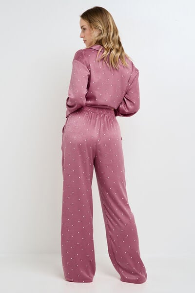 GRAMMY PANTALON DE PYJAMA MULTICO ROSE
