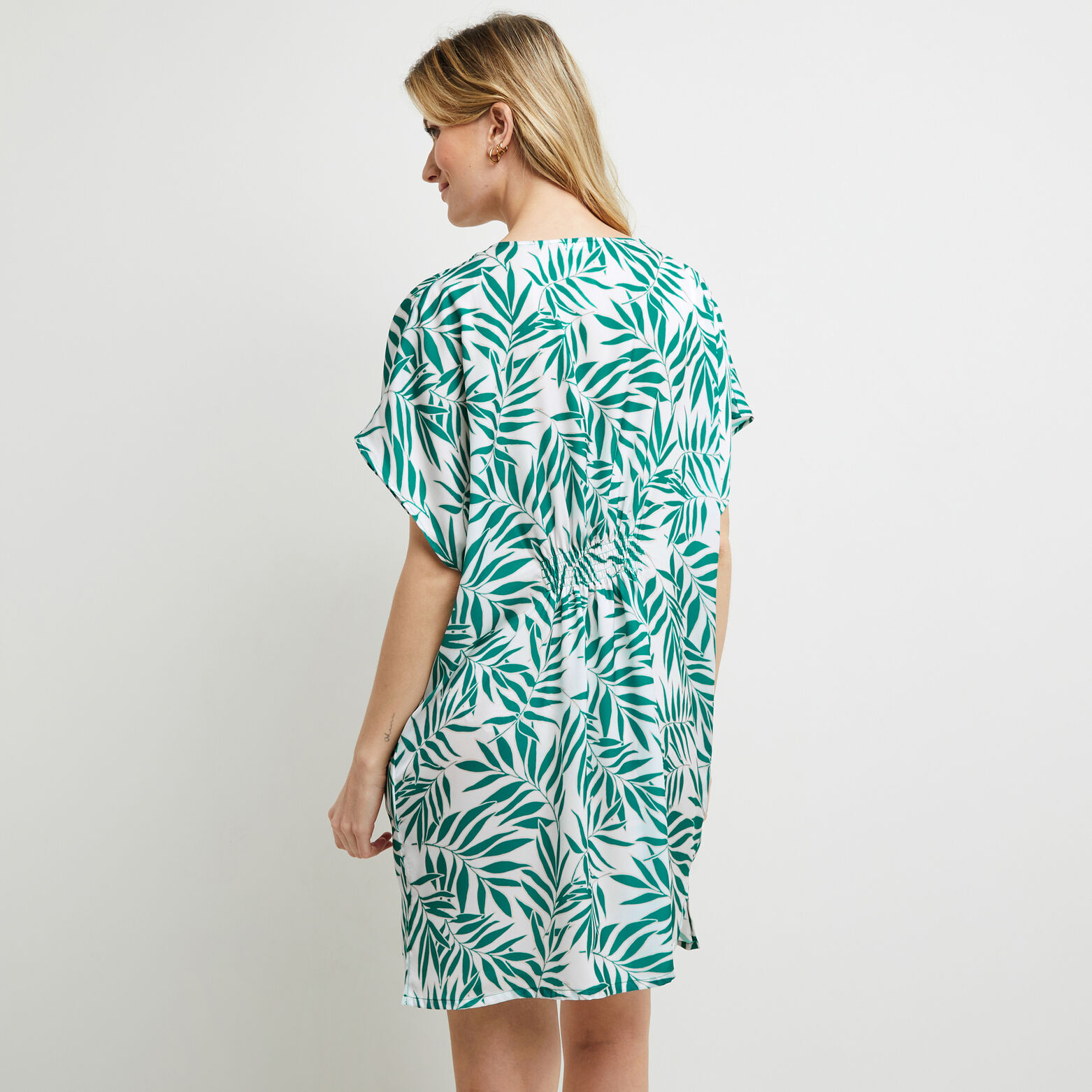 DELPHINE KIMONO MULTICO BLANC