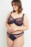 BLANCHE TANGA TULLE MULTICO BLEU