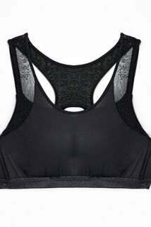 OLENA Brassiere coques armatures NOIR