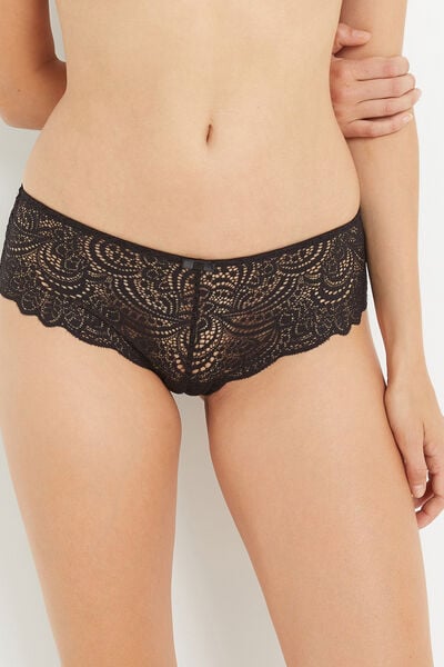 DENTELLE SHORTY DENTELLE NOIR