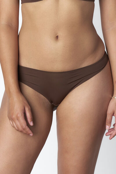 Tanga microfibre CHOCOLAT