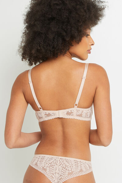 BIANCA SOUTIEN-GORGE SANS ARMATURES  POUDRE