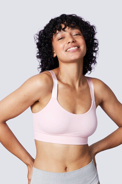 BRASSIERE SPORT DOUX ROSE