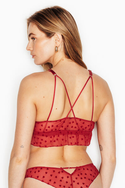 ISIS SOUTIEN-GORGE SANS ARMATURES ROUGE