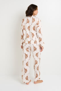 GRAMMY PANTALON DE PYJAMA MULTICO BLANC