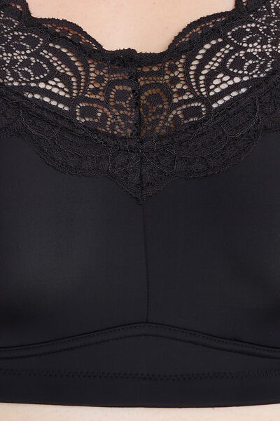 DENTELLE Soutien-gorge Post opératoire Brassière NOIR