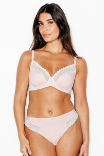 DOUCE SOUTIEN-GORGE EMBOITANT MICROFIBRE POUDRE