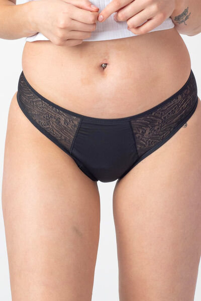 Culotte menstruelle flux moyen NOIR