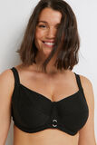 ISATIS MAILLOT DE BAIN GRANDS BONNETS NOIR