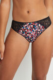SYARA CULOTTE NOIR/ROSE