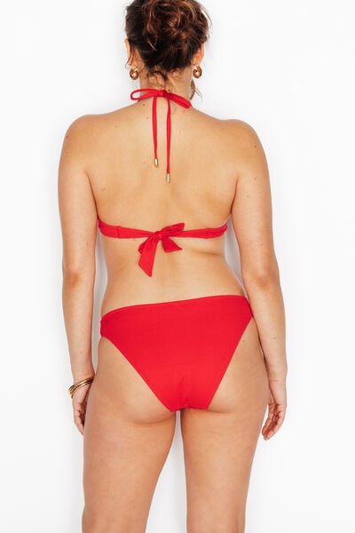 Maillot de bain culotte midi ROUGE