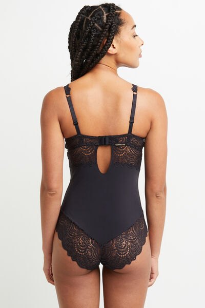 BODY AMPLIFORME DENTELLE NOIR