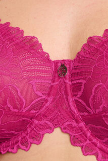 DONA+ SOUTIEN-GORGE EMBOITANT DENTELLE FUCHSIA