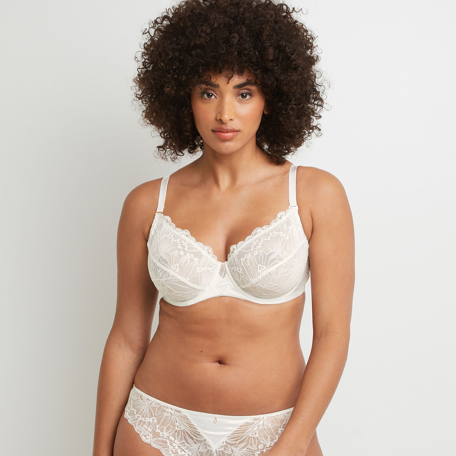 TINA SOUTIEN-GORGE EMBOITANT DENTELLE BLANC