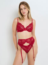 GLADYS PORTE-JARRETELLES ROUGE