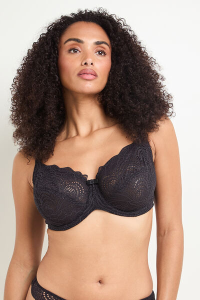 SOUTIEN-GORGE EMBOITANT DENTELLE NOIR