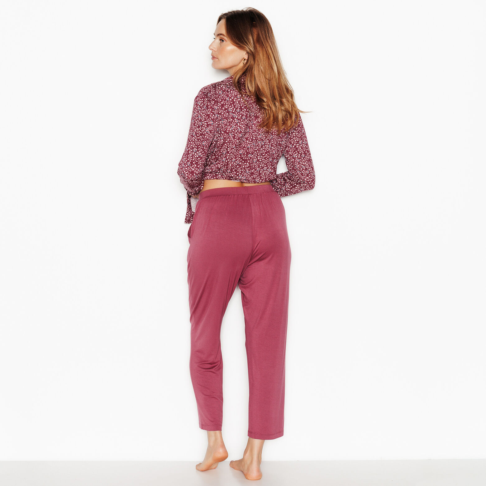 CAMILLE Pantacourt de pyjama ROSE
