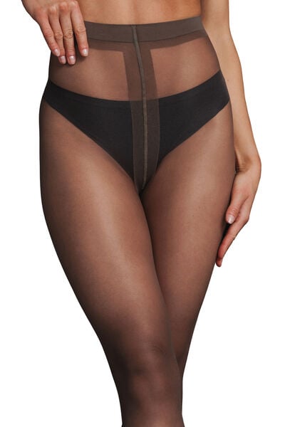 COLLANT EFFET 2NDE PEAU 15 DENIERS MARRON