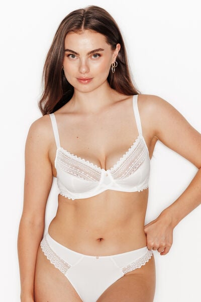 DOUCE SOUTIEN-GORGE EMBOITANT MICROFIBRE ECRU