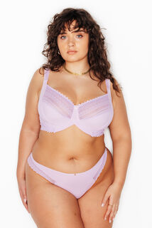 DOUCE SOUTIEN-GORGE GRANDE TAILLE LILAS