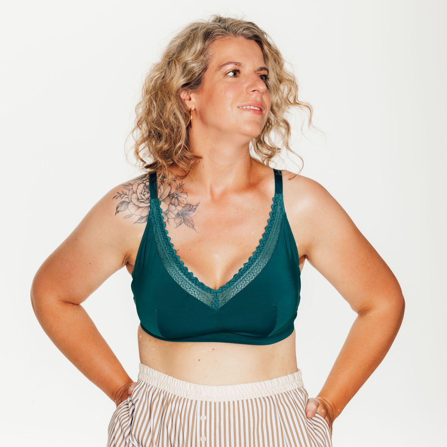 DOUCE Soutien-gorge Post opératoire Triangle VERT
