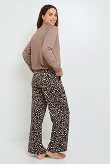 HOBBY PANTALON DE PYJAMA MULTICO MARRON
